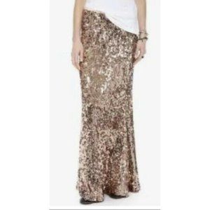 Free  People Sequins Miles Maxi Skirt - L